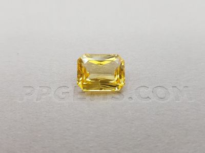 Желтый негретый сапфир 5,62 карат photo