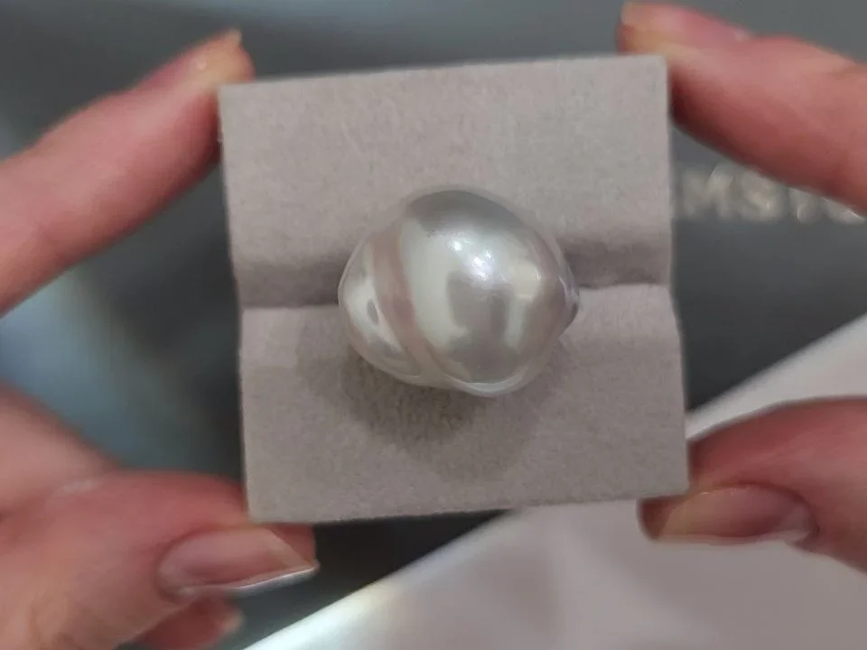 Жемчуг барочный формы  Южных морей 19,1-20,0 мм, Австралия  Изображение №3