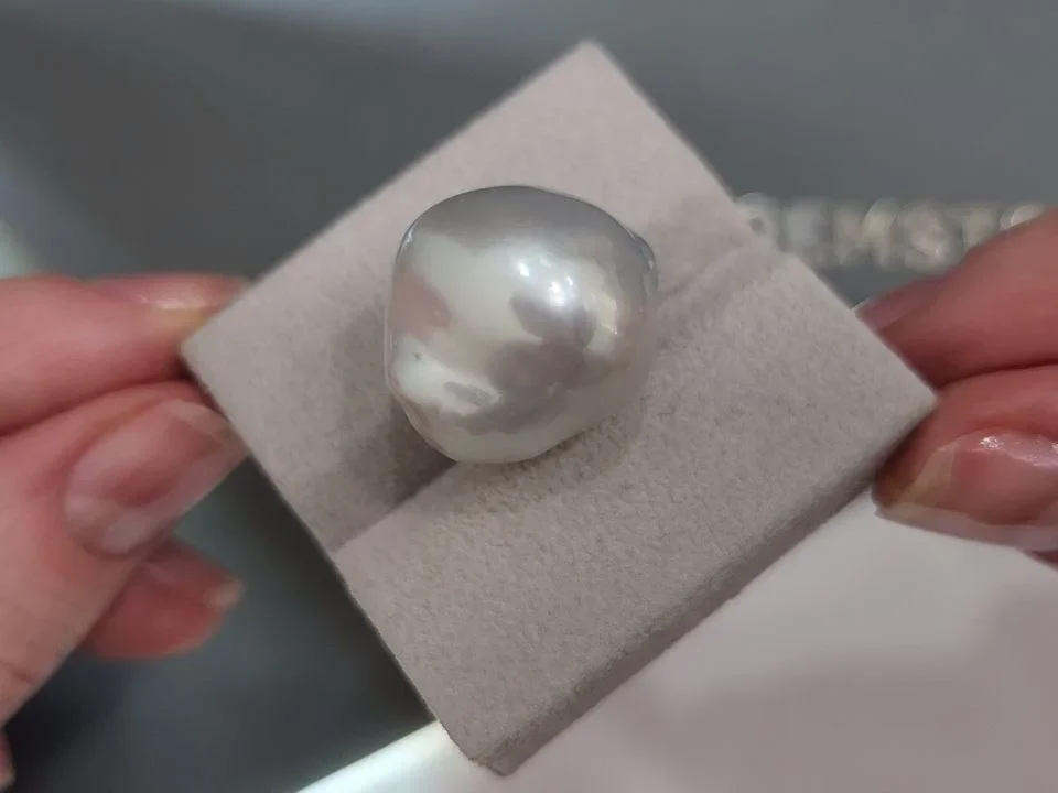 Жемчуг барочный формы  Южных морей 19,1-20,0 мм, Австралия  Изображение №4