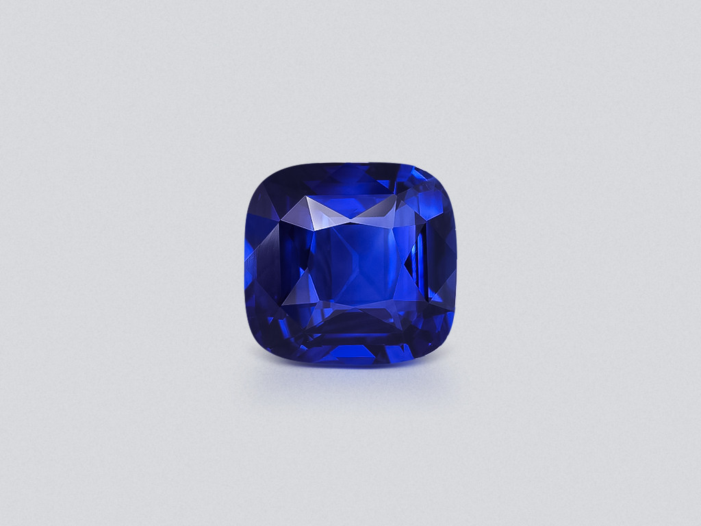 Крупный сапфир Royal Blue в огранке кушон 10,10 карат, Шри-Ланка Изображение №1