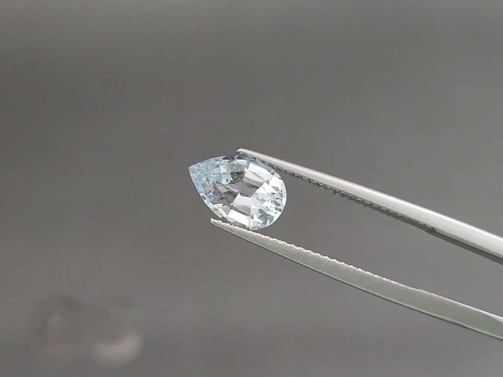 Сет аквамаринов в огранке груша 3,90 карат, Мадагаскар Изображение №3