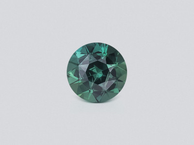 Сапфир Teal в огранке круг 4,55 карат, Мадагаскар photo