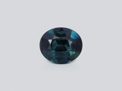 Негретый сапфир Teal в огранке овал 1,10 карат, Шри-Ланка photo