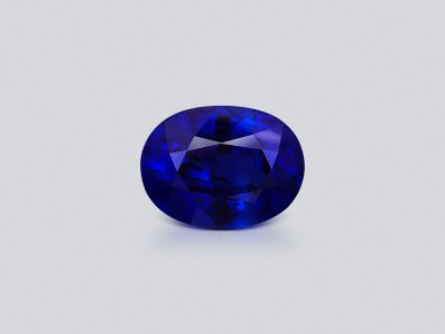 Инвестиционный сапфир Royal Blue в огранке овал 50,09 карат, Шри-Ланка  photo
