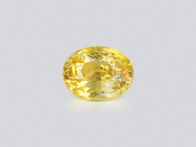 Сапфир Vivid Yelow в огранке овал 1,73 карата, Шри-Ланка photo