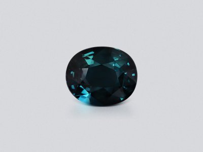 Негретый сапфир Teal в огранке овал 1,49 карат, Шри-Ланка photo