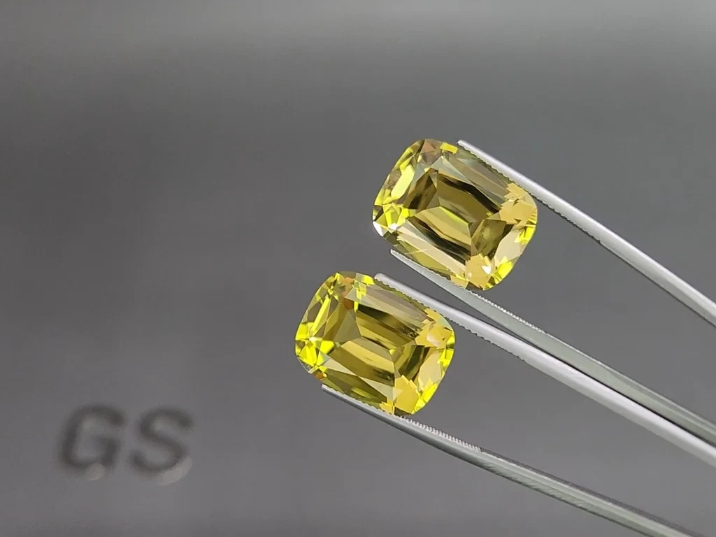 Сет цитринов в высокоточной огранке кушон 45,64 карат, Африка Изображение №4