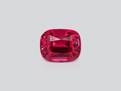 Шпинель Махенге Vibrant Pink-Red в огранке кушон 6,27 карата, Танзания  photo