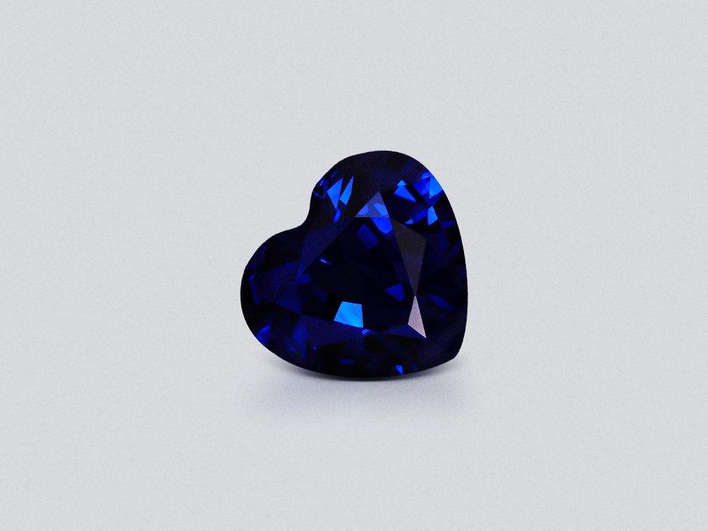 Сапфир Royal Blue в огранке сердце 1,31 карата, Шри-Ланка Изображение №1