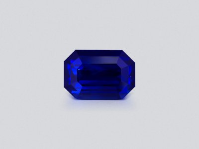 Инвестиционный негретый сапфир Royal Blue в огранке октагон 15,19 карат, Бирма (SSEF ,GRS ,GIA) photo
