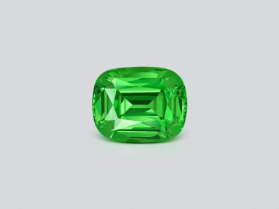Гранат цаворит Intense Green в огранке кушон 1,69 карата, Танзания  photo