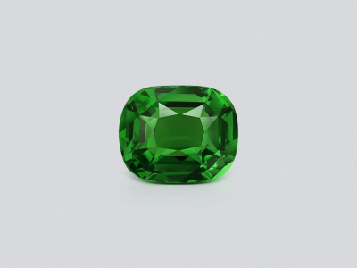 Гранат цаворит Intense Green в огранке кушон 2,59 карат, Танзания  photo