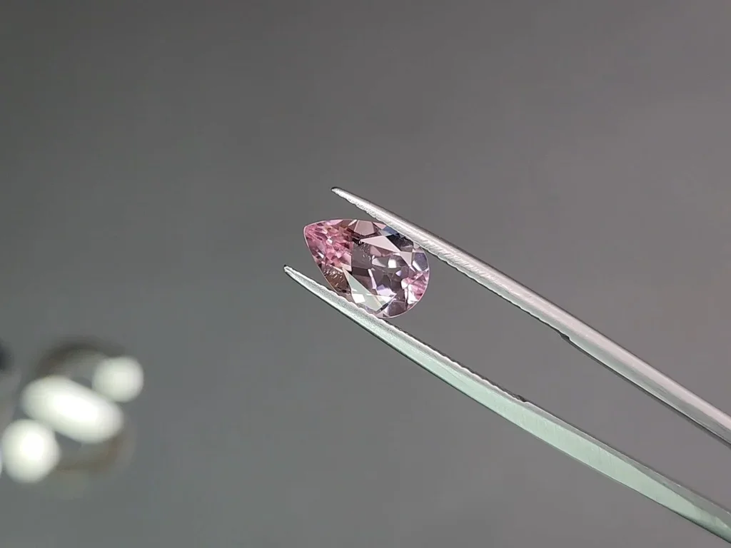 Сет розовых морганитов в огранке груша 5,21 карата  Изображение №3