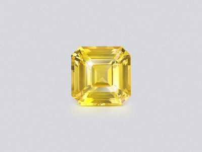 Сапфир Golden Yellow в огранке ашер 8,65 карат, Шри-Ланка photo