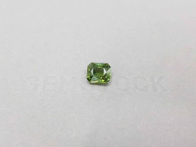 Зеленый сапфир в органке кушон из Танзании 3,10 карат  photo