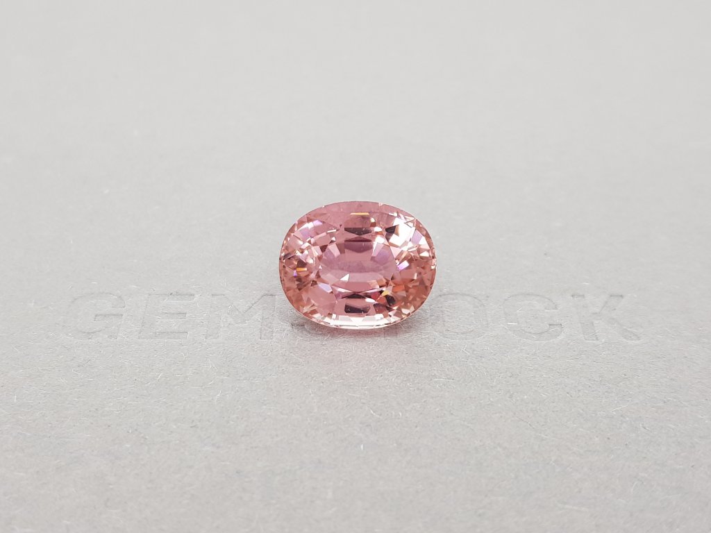 Розовый турмалин в огранке овал 8,98 карат, ICA Изображение №1