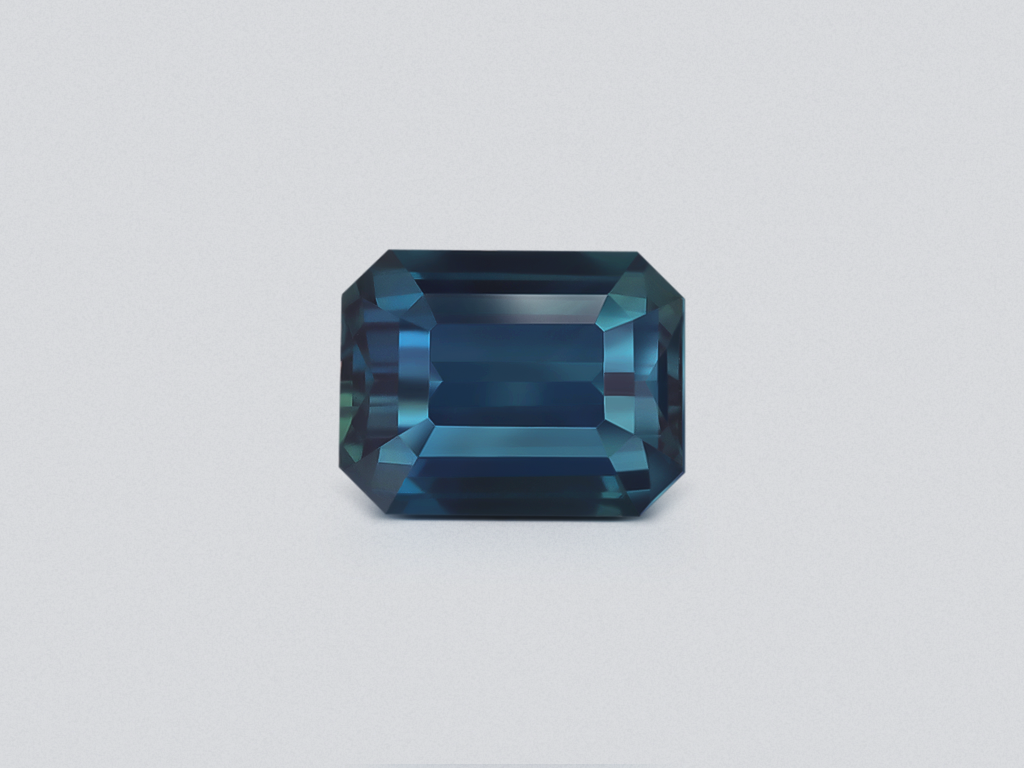 Негретый сапфир Teal в огранке октагон 1,57 карат, Шри-Ланка Изображение №1