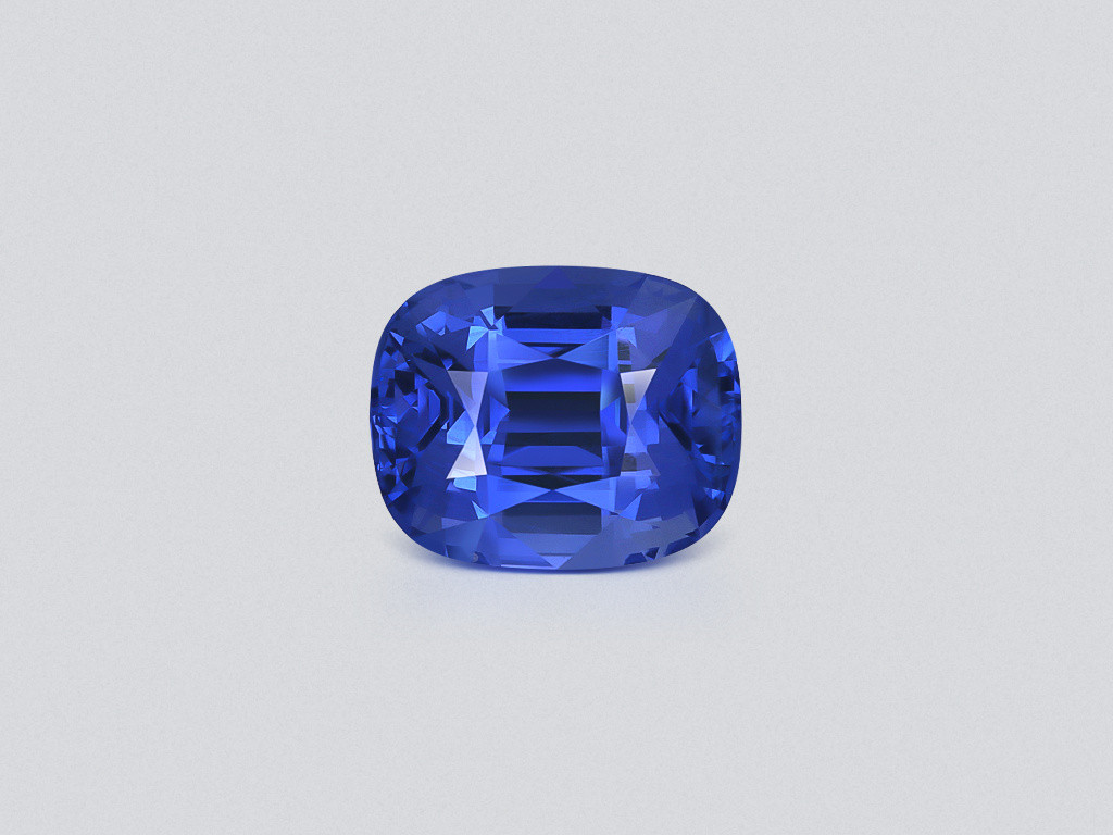 Негретый сапфир Royal Blue в огранке кушон 7,70 карат, Шри-Ланка Изображение №1