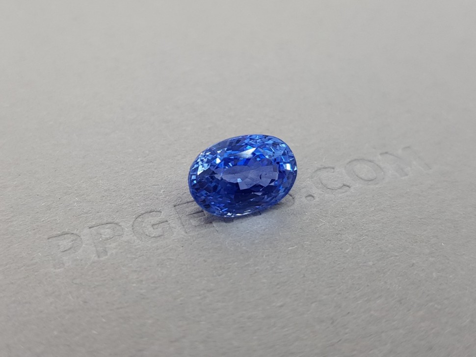 Синий цейлонский сапфир 5,04 карата Изображение №3