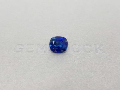 Cапфир intense blue в огранке кушон 4,40 карат, Шри-Ланка, ICA