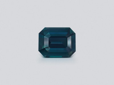 Негретый сапфир Teal в огранке октагон 2,04 карата, Шри-Ланка photo
