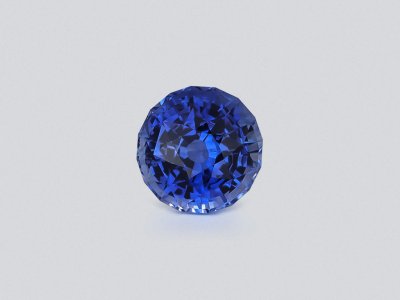 Сапфир Cornflower Blue в огранке круг 4,14 карат, Шри-Ланка photo