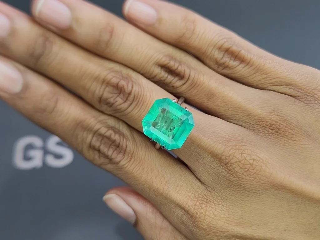 Изумруд в огранке октагон 9,50 карат, Колумбия Изображение №5