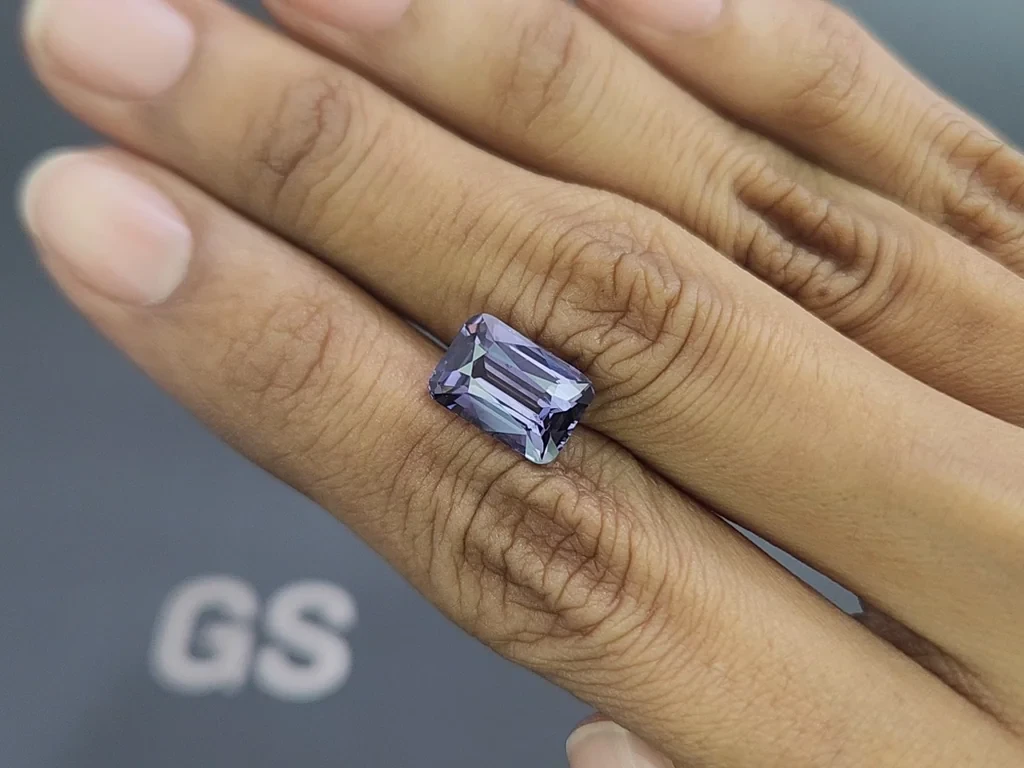 Фиолетовая шпинель в огранке кушон 5,04 карат, Танзания Изображение №2