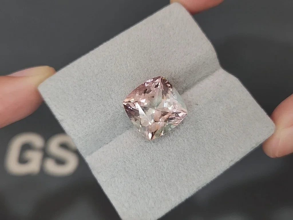 Турмалин Bi-Color в огранке кушон 9,48 карат, Африка Изображение №4