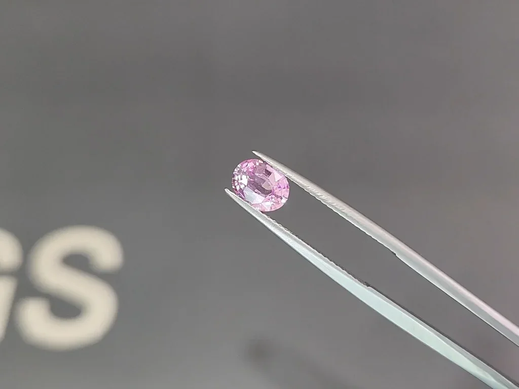 Сапфир Baby Pink в огранке овал 1,15 карат, Мадагаскар  Изображение №3