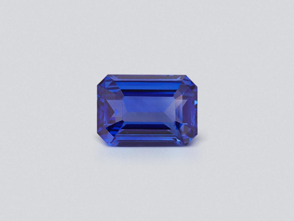Крупный сапфир Royal Blue в огранке октагон 10,02 карат, Шри-Ланка Изображение №1