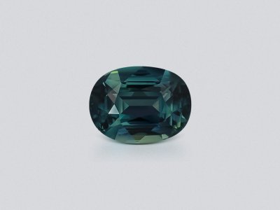 Негретый сапфир Teal в огранке овал 1,06 карат, Мадагаскар photo