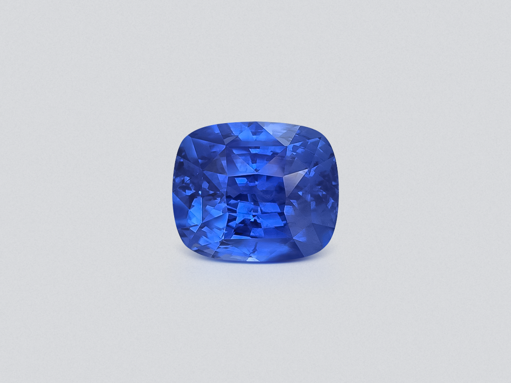 Негретый сапфир Cornflower Blue в огранке кушон 18,07 карат, Шри-Ланка Изображение №1