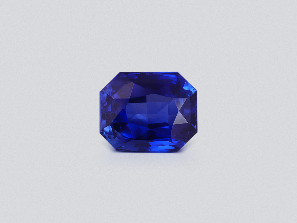 Сапфир Royal Blue в огранке радиант 5,02 карат, Шри-Ланка Изображение №1