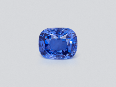 Крупный негретый сапфир Cornflower Blue в огранке кушон 18,32 карат, Шри-Ланка photo