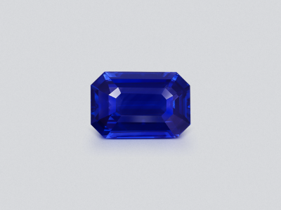 Сапфир Royal Blue в огранке октагон 4,01 карат, Шри-Ланка photo