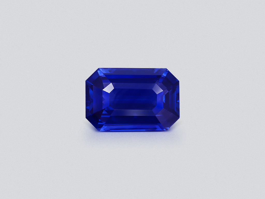 Сапфир Royal Blue в огранке октагон 4,01 карат, Шри-Ланка Изображение №1