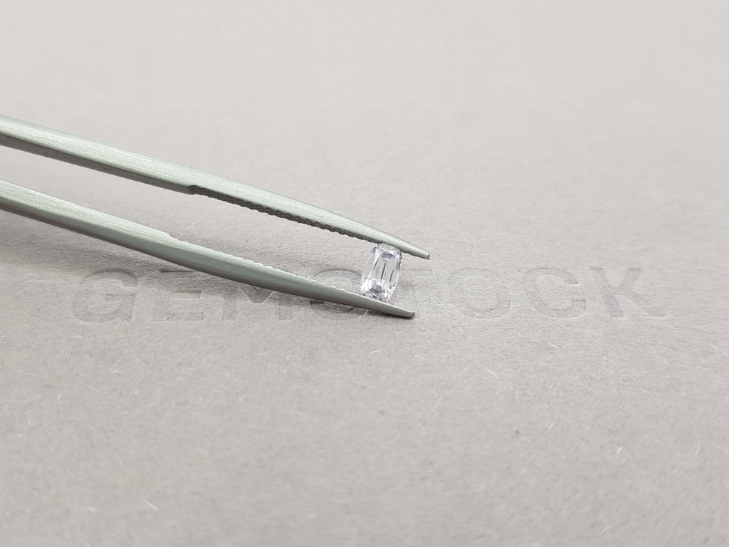 Лейкосапфир в огранке кушон 0,36 карат Изображение №4