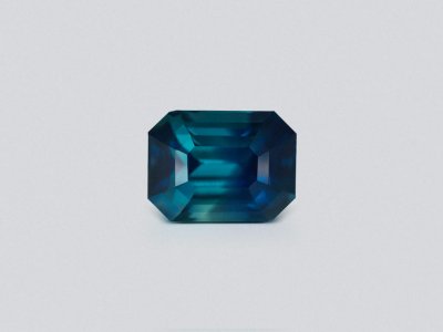 Сапфир цвета Teal в огранке октагон 3,60 карата, Шри-Ланка photo