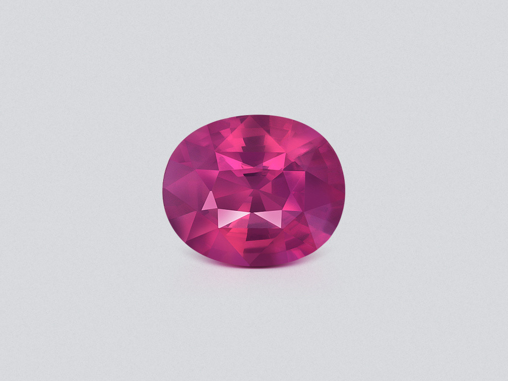 Негретый ярко-розовый сапфир с эффектом рутилового шелка 1,13 карат, Шри-Ланка Изображение №1