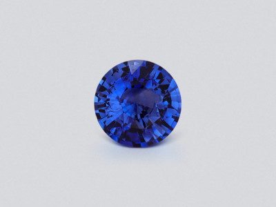 Сапфир Royal Blue в огранке круг 3,05 карат, Шри-Ланка  photo