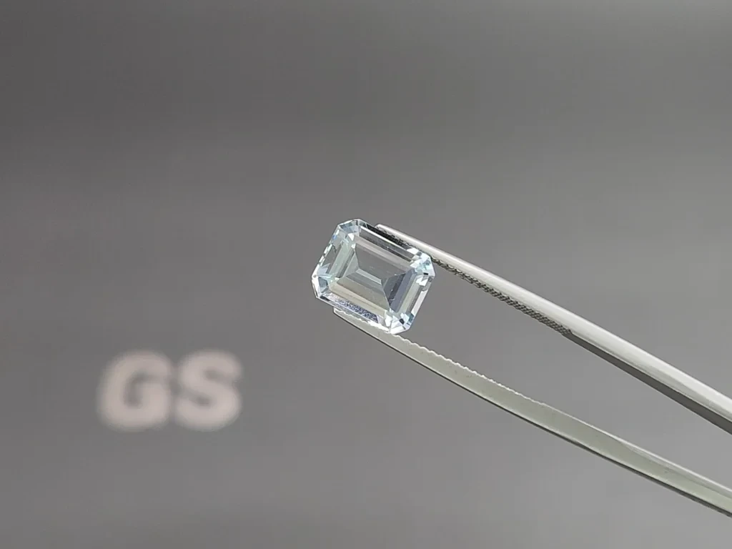 Аквамарин в огранке октагон 2,94 карат, Мадагаскар  Изображение №3