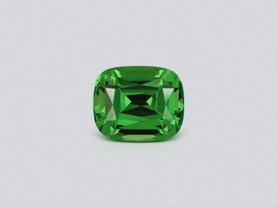 Гранат цаворит Intense Green в огранке кушон 1,50 карата, Танзания  photo