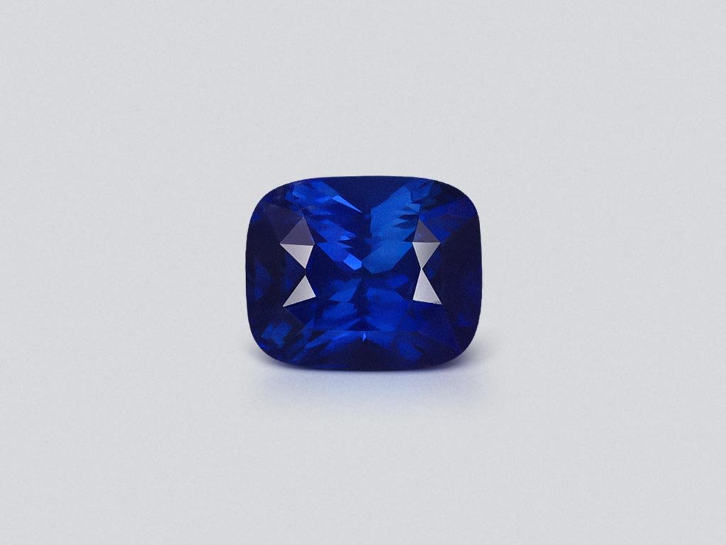 Сапфир Cornflower Blue в огранке кушон 1,61 карата, Шри-Ланка Изображение №1