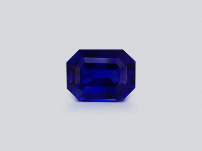 Сапфир Royal Blue в огранке октагон 3,14 карат, Шри-Ланка  photo
