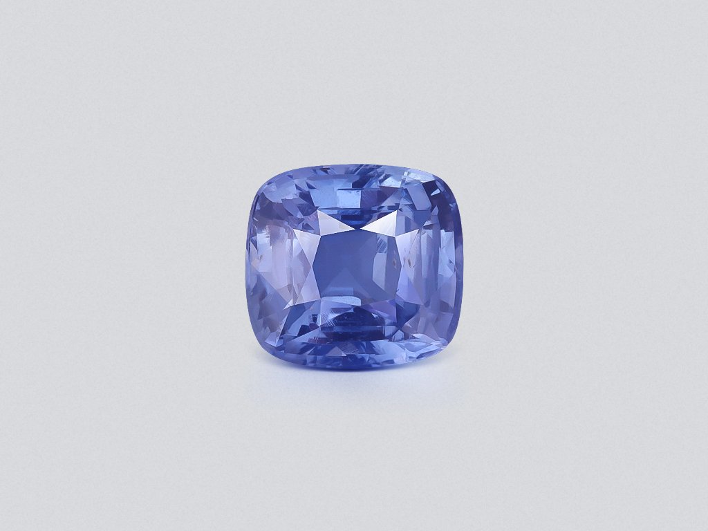 Негретый сапфир Pastel Blue в огранке кушон 1,54 карат, Шри-Ланка  Изображение №1