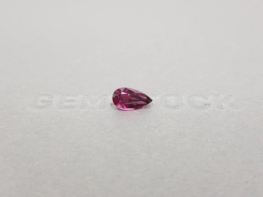 Пурпурный гранат родолит в огранке груша 1,56 карат, Шри-Ланка Изображение №1