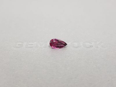 Пурпурный гранат родолит в огранке груша 1,56 карат, Шри-Ланка photo