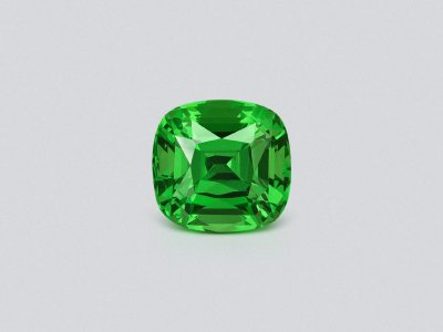 Гранат цаворит Intense Green в огранке кушон 1,54 карата, Танзания  photo