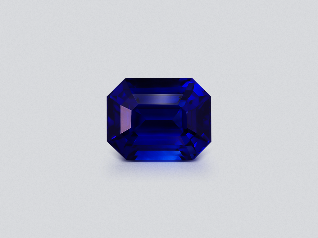 Сапфир Royal Blue в огранке октагон 5,97 карат, Шри-Ланка  Изображение №1
